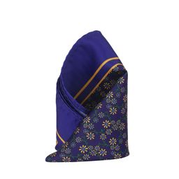 Alvaro Castagnino Blue Printed Pocket Square-picture-16
