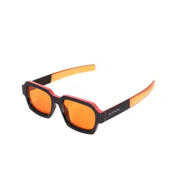 The Tinted Story Unisex Black Wayfarer Sunglasses with Orange UV Protected Lens - TTS1059-picture-30