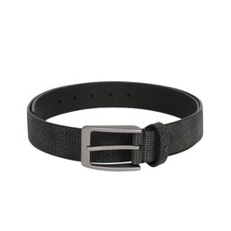 Van Heusen Men Black Textured Leather Belt-picture-1