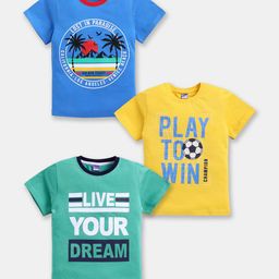 Here&Now X Game Begins Boys Set of 3 Printed T-shirt-picture-27