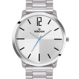 WROGN Men Embellished Dial & Bracelet Style Straps Analogue Watch WRNWJ25 Set-49-29