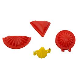 DS Karanji Modak Jumbo Kachor and Samosa Sancha Mould, Plastic - Red and Yellow-13