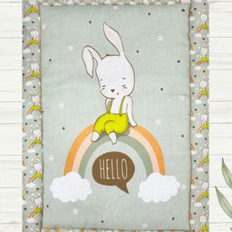 NEW COMERS Baby's Cotton Sleeping Mat Multi Purpose Cushioned Cradle Bed - Multicolour-11