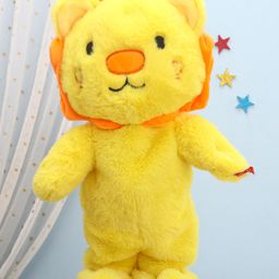 Aarohi Toys Tic Tac Toe Lion Musical Soft Toy Yellow - Height 34 cm-14