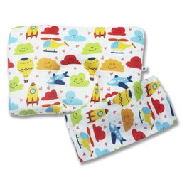 Kradyl Kroft Baby Head Shaping Pillow with 100% Cotton Removable Cover-Travel Times-image-19