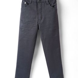 Dapper Dudes Denim Solid Jeans - Dark Grey-picture-48