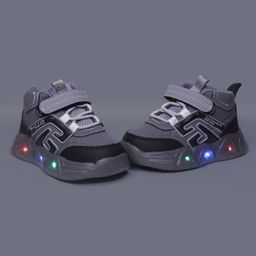 NEW STEPS Colour Blocked LED Shoes - Grey-image-70