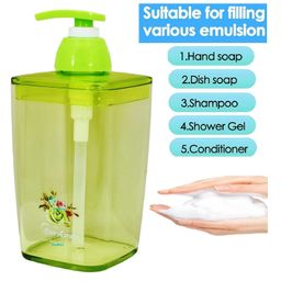 FunBlast Sanitizer & Soap Dispenser Rectangle Shape Green  420 ml image 2