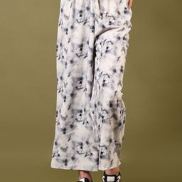 V-Mart Women Floral Printed Loose Fit Cotton Trousers-picture-0
