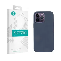 SPRIG Unisex Silicone iPhone 14 Pro Impact Resistant Back Case-image-97