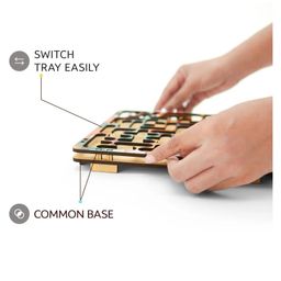 Mittimate 2 in 1 Fractal Puzzle for Kids Age 6+ Years I Wooden Puzle Game I 2 Different Pattern I Fun & Challenging Brain Teaser Toy for Kids image 5
