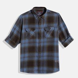 Monte Carlo Boys Checked Casual Smart Fit Shirt-image-89