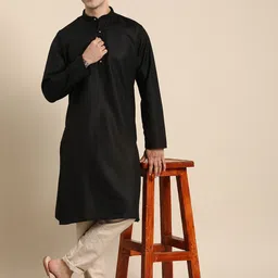 Anouk Men Cotton Solid Kurta-picture-55