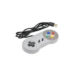 USB Gamepad Controller USB Wired Retro Classic Game Controller Joypad Game Pad for Windows Laptop PC Mac and Raspberry Pi System - RS165USB Gamepad Controller USB Wired Retro Classic Game Controller Joypad Game Pad for Windows Laptop PC Mac and Raspberry Pi System - RS165 image 1