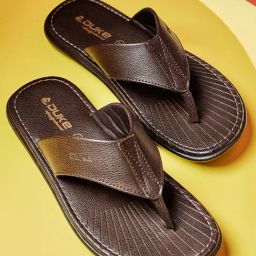 Duke Men's Brown Thong Sandals-picture-34
