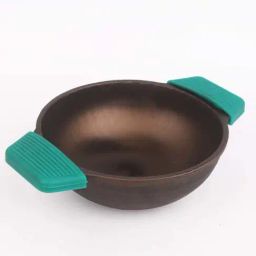 The Indus Valley Black Cast Iron 25.4 cm Deep Frying Kadhai (2.5 L)-image-38