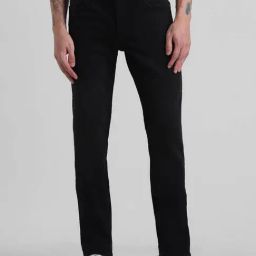 Produkt By Jack & Jones Black Denim Cotton Slim Fit Jeans-image-37