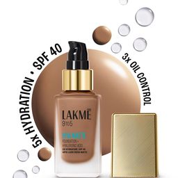 Lakme 9to5 Hya Matte Foundation With Hyaluronic Acid 25ml - Cool Cocoa-1