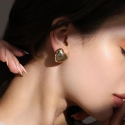 SOHI Contemporary Studs Earrings-43