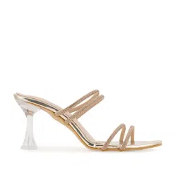 Scentra Women's Golden Ethnic Sandals-picture-14