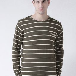 Club York Men Striped Pullover Sweaters-image-75