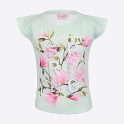 CUTECUMBER Girls Green & Pink Printed T-Shirt-image-26
