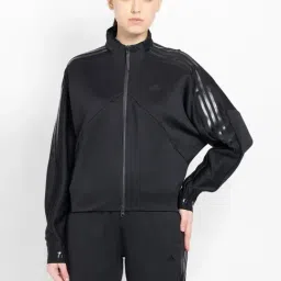 adidas Black Cotton Sports Jacket-picture-25