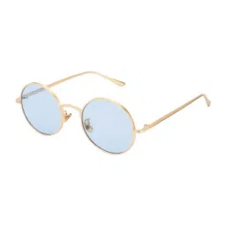 MAGNEQ Blue UV Protection Round Unisex Sunglasses-image-27