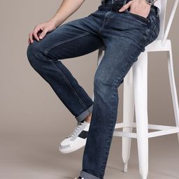 Nautica Men Slim Fit Heavy Fade Stretchable Jeans-image-17