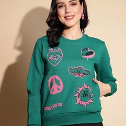Global Republic Women Printed Sweatshirt-image-34