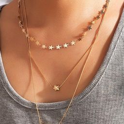 Arzonai Gold-Toned Stainless Steel Necklace-image-75