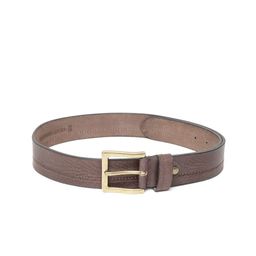 Roadster Men Brown Leather Solid Belt-image-85