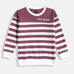 Here&Now X Game Begins Boys Striped T-shirt-image-13