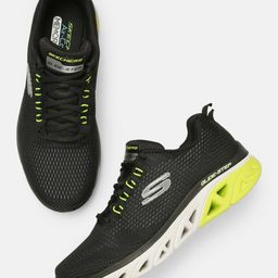 Skechers Men Black Solid GLIDE-STEP SPORT - WAVE HEAT Sneakers-41