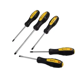 MAF PRO Screwdriver Set with Ergonomic Handle Chrome Vanadium Steel Yellow & Black, MPSDS-6 (Set of 6) image 3
