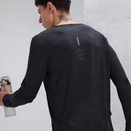 HRX by Hrithik Roshan Long Raglan Sleeves Perforation Detail Running T-shirt-picture-17