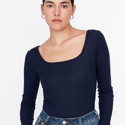 Trendyol Women Navy Blue Fitted Top-picture-3