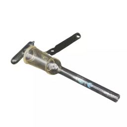 Rasayan Stopcock 2 Way, L Shaped,Long Glass Tube, Twin Bore Stopper 7402-10