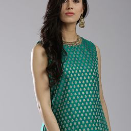 WISHFUL by W Green Printed Kurti-image-26