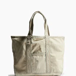 H&M Washed-look Denim Shopper-11
