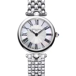 Frederique Constant Women Multicoloured Dial & Silver Toned Stainless Steel Bracelet Style Straps Analogue Watch-image-17