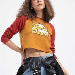 glitchez Typo Edge Contrast Sleeve T-shirt-image-97