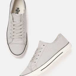 Roadster Men Grey Solid Sneakers-picture-20
