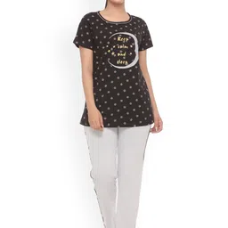 WOOL 4U Women Printed Night suit-image-78