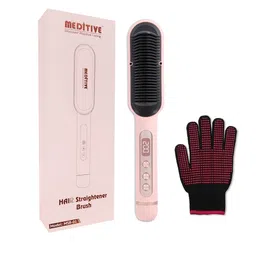 MEDITIVE Hair Straightener Brush With 9 Adjustable Temperature Settings-13