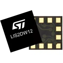 Stmicroelectronics 3-Axis Surface Mount Accelerometer 3.6 V 12 Pin LGA, LIS2DW12TR (Pack of 5)-94