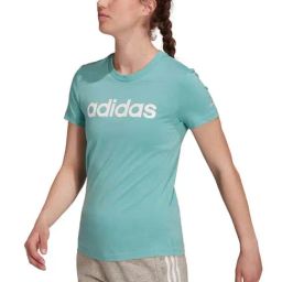 adidas Blue Cotton Printed Sports T-Shirt-picture-4