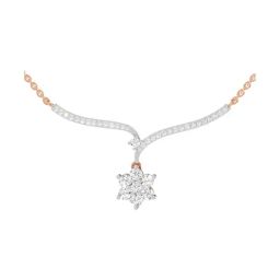 Sparkles Lab Grown Diamond 14k (585) Rose Gold Necklace for Women-picture-40