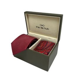 The Tie Hub Men Tie, Cufflinks, Pocket Square Accessory Gift-image-58