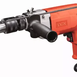 DCK Drill Machine -13mm Electric Impact Drill Kzj02-13 (Black; Red)-36